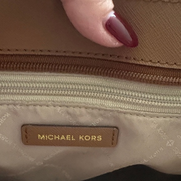 Michael Kors Monogram Cream Tote